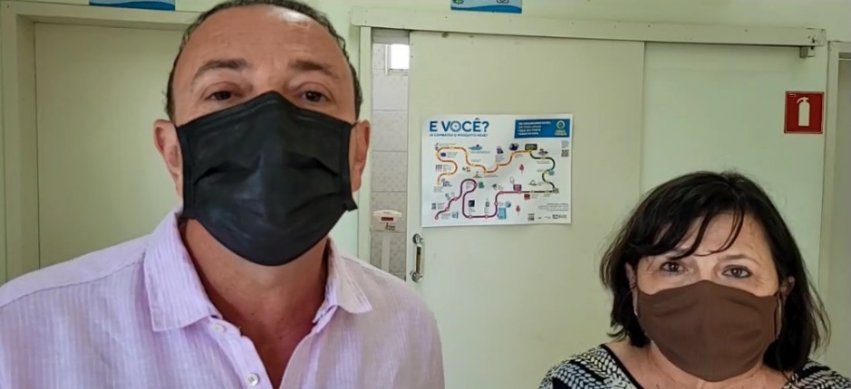 Foto 1 de 1 — Nós temos que exigir a vacinação, diz prefeito Edinho Silva